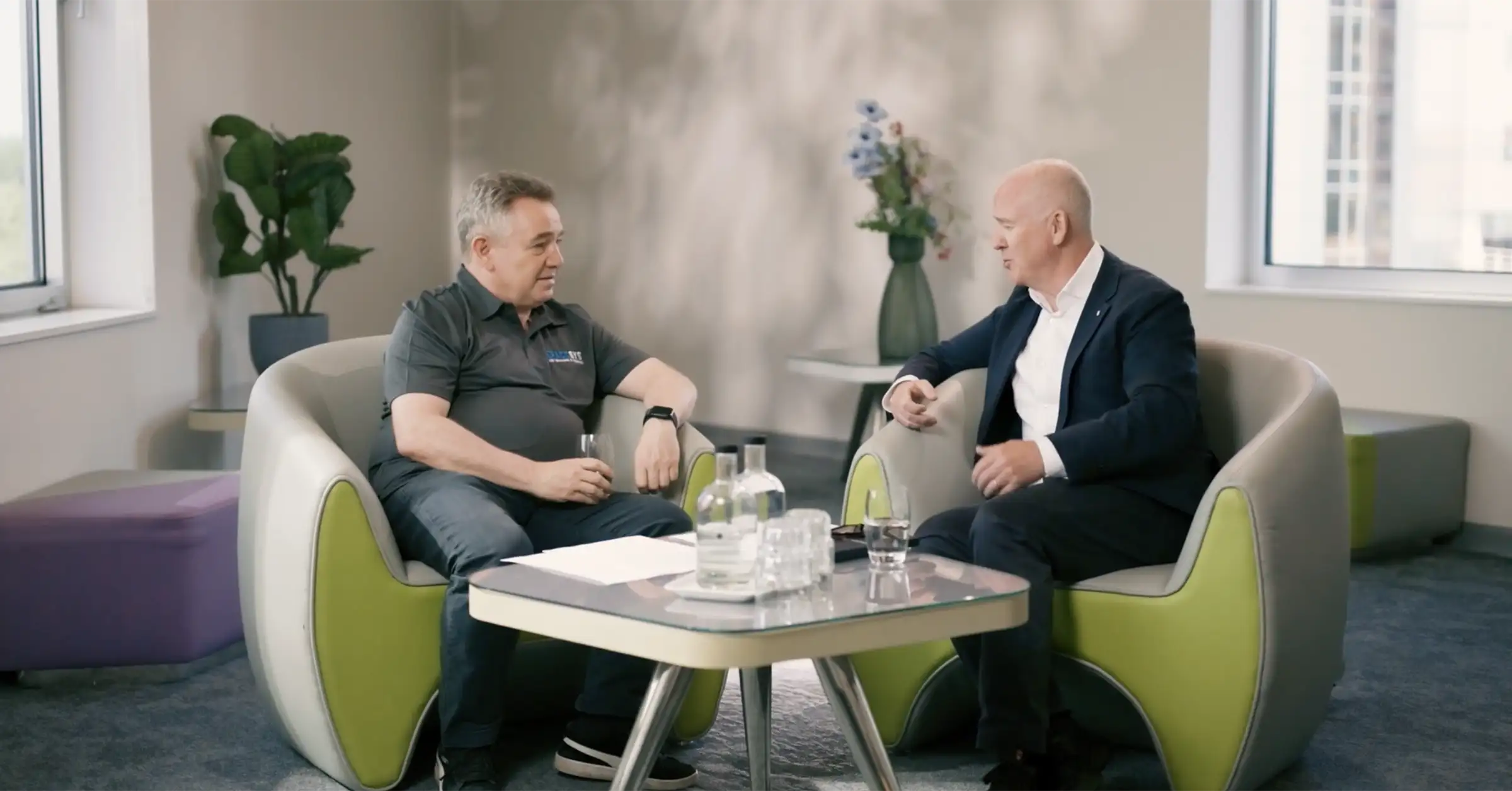 Ian Garvey, Epaccsys Founder and Managing Director, , with Paul Flannery, Vice President for International Channel Sales at Epicor Ian Garvey, Epaccsys Founder and Managing Director, , with Paul Flannery, Vice President for International Channel Sales at Epicor